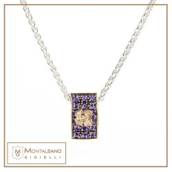 Collana Medievale Pavè viola | Gioielli De Nobili
